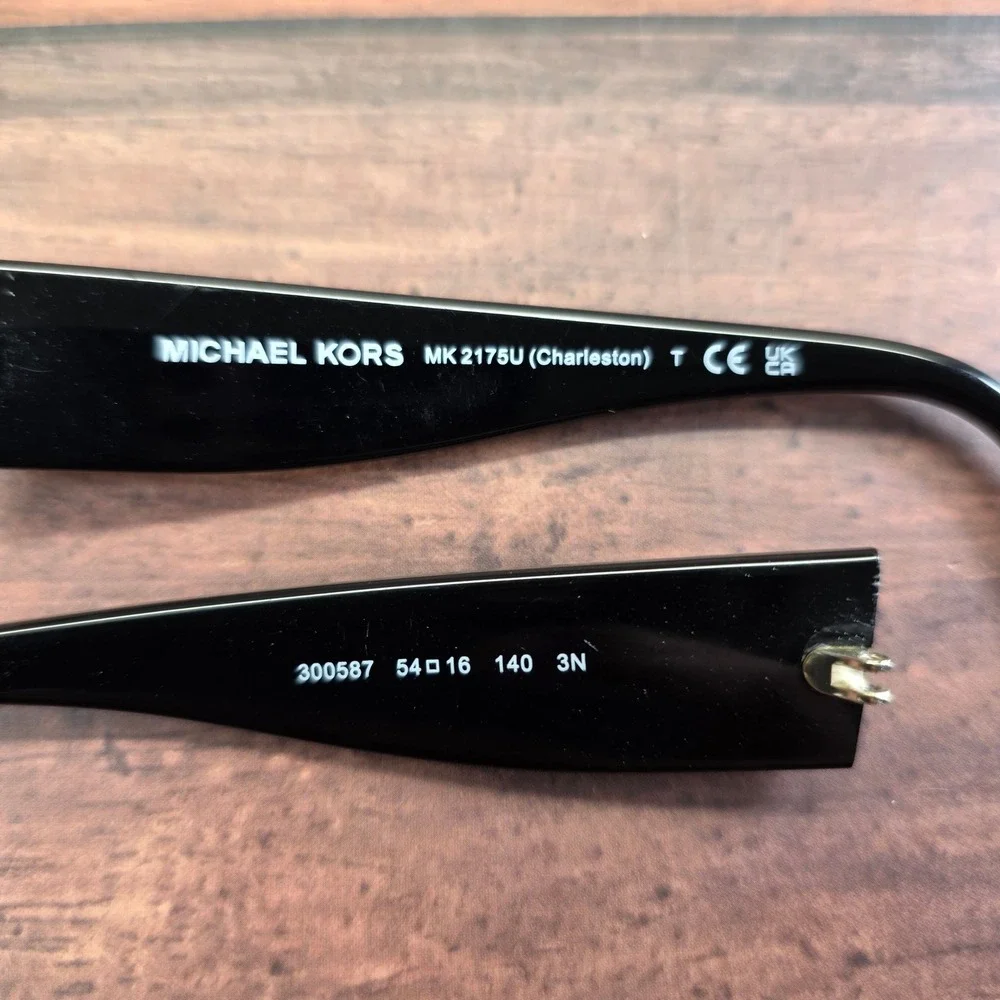 Michael Kors‎ MK2175U Charleston Black Replacement Sunglass Arms Temples 140mm